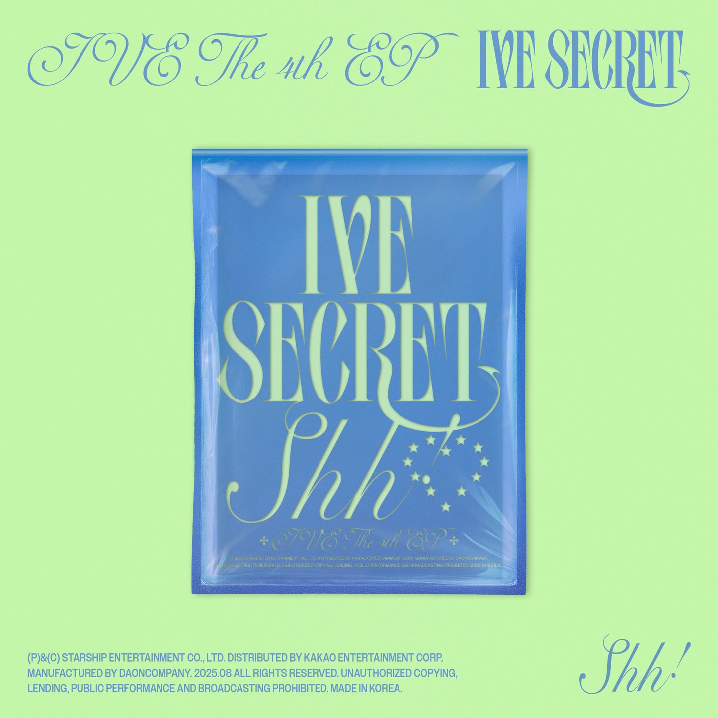 (Shh ver.) IVE THE 4th EP IVE SECRET (D2C Signed Exclusive)