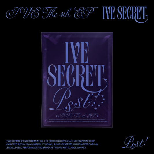 (Psst! ver.) IVE THE 4th EP IVE SECRET (D2C Signed Exclusive)