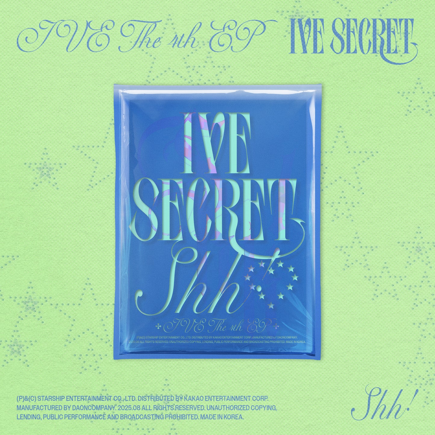 (Shh ver.) IVE THE 4th EP IVE SECRET (D2C Signed Exclusive)