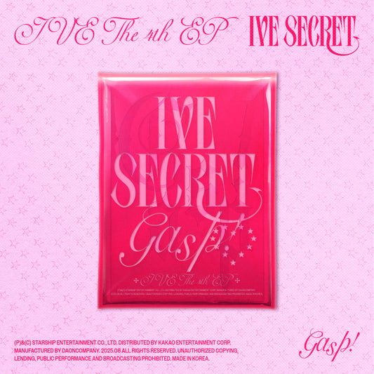 (Gasp! ver.) IVE THE 4th EP IVE SECRET (D2C Signed Exclusive)
