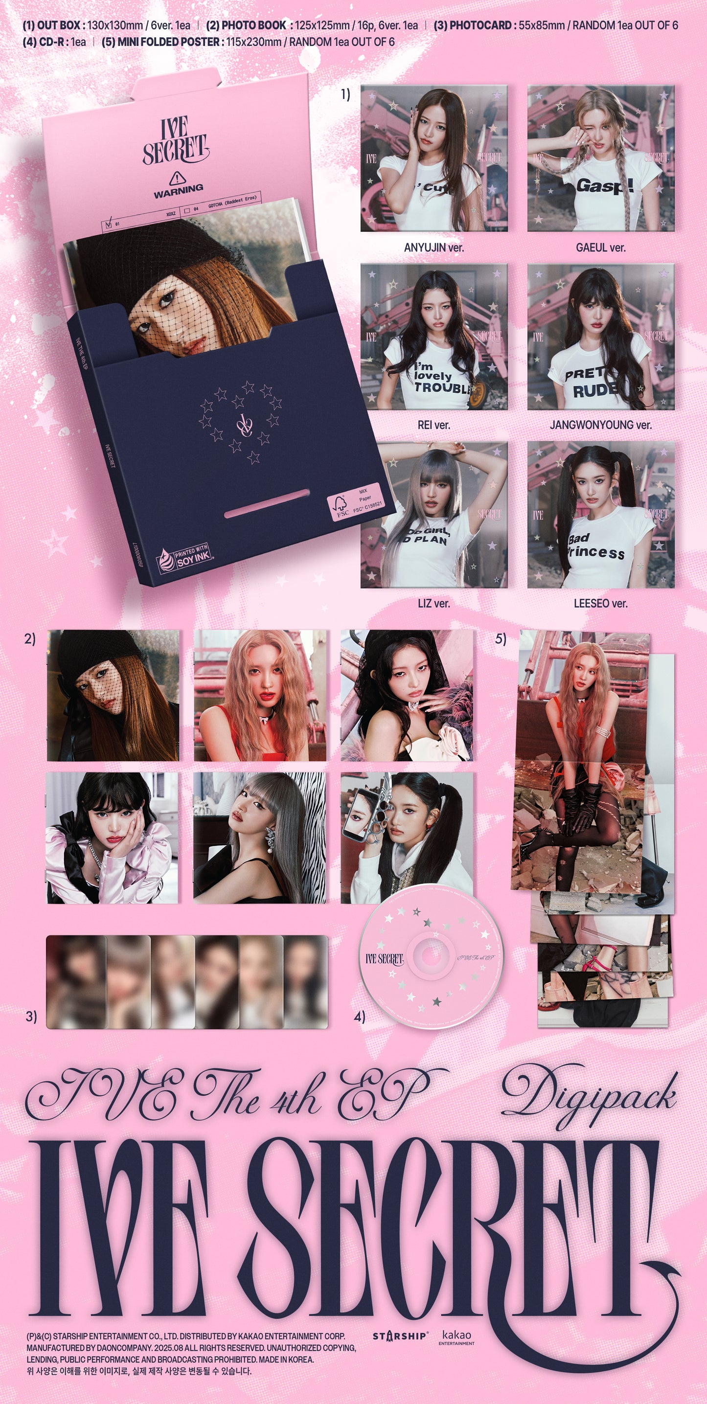 (DIGIPACK) IVE THE 4th EP IVE SECRET